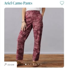 Sundance Catalog Ariel Camo Pants 12