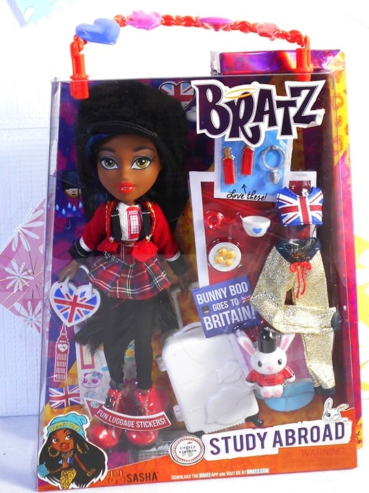 Bratz Doll Sasha Bunny Boo Goes To Britain London NEW