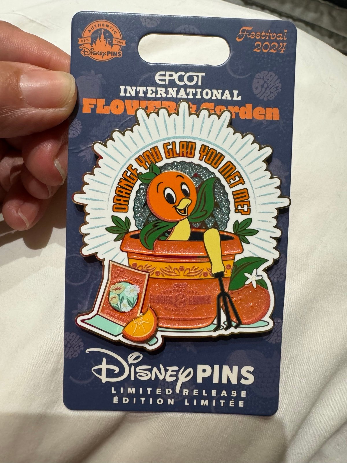 Disney Orange Bird - EPCOT International Flower And Garden Festival 2024 Pin