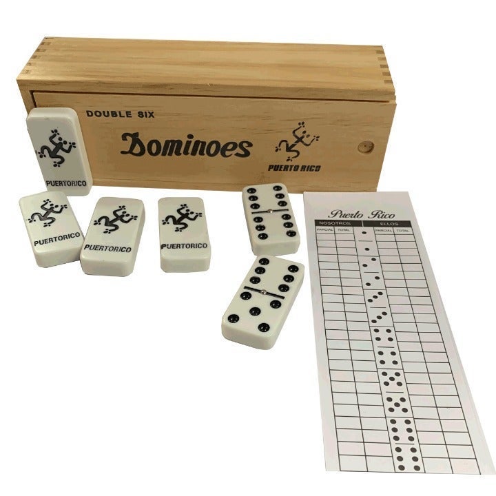 Puerto Rico Double Six Dominoes Coqui