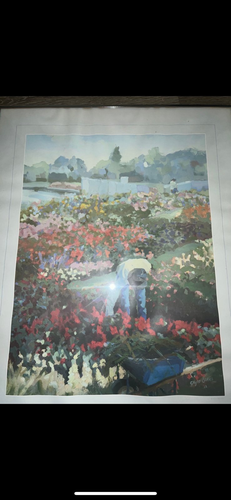 Denver botanic garden painting