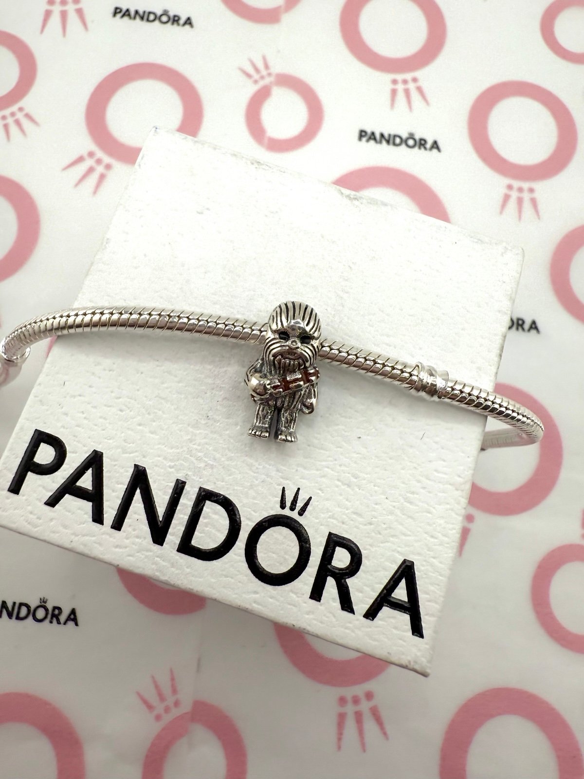 Pandora Star Wars Chewbacca Charm 799250C01 - A28 W/ Pouch