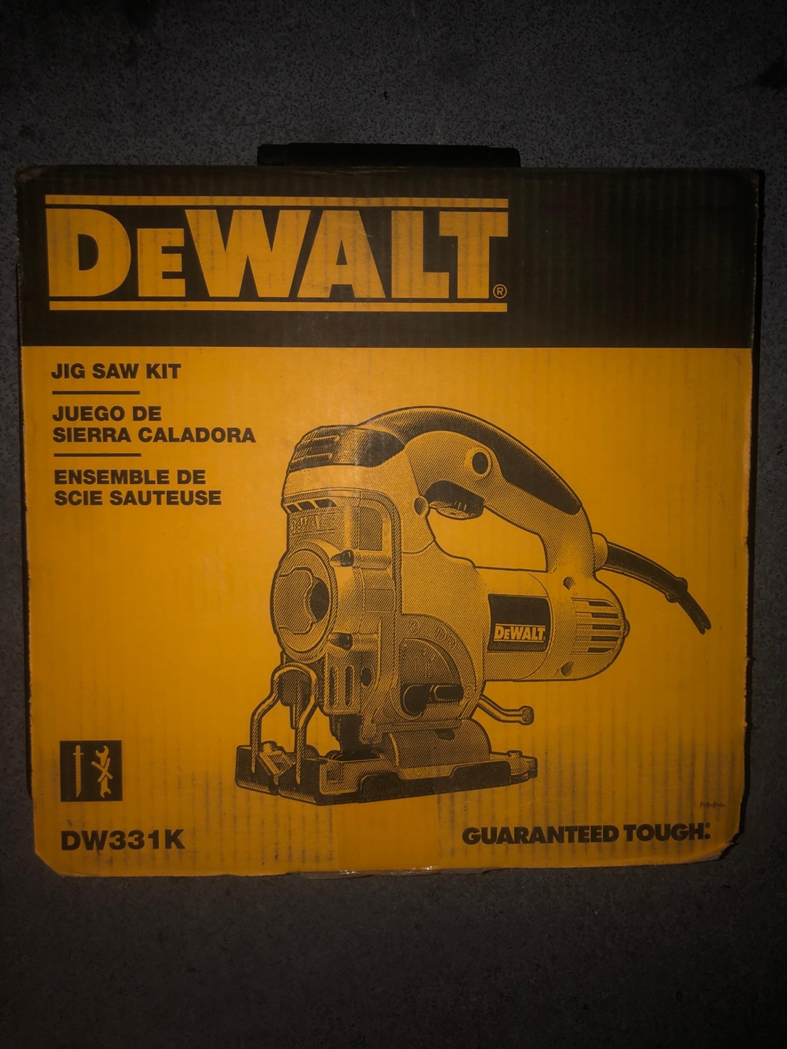New DeWalt 6.5 Amp Corded Variable Speed Jig Saw Kit with Kit Box