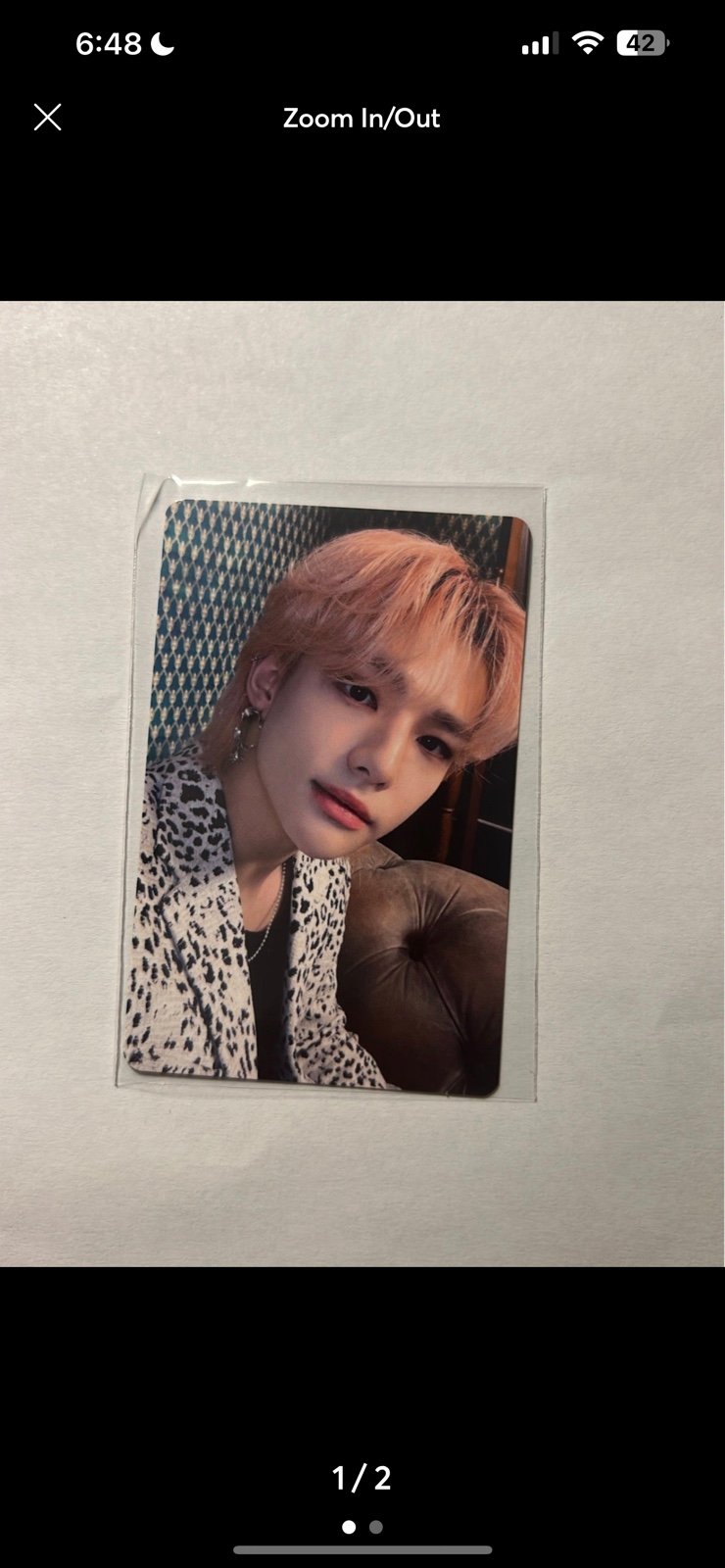 HYUNJIN STRAY KIDS SKZ 5- STAR WITHMUU POB PRE ORDER BENEFIT PHOTOCARD PC 5STAR