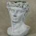6.5 Planter / Small Tall Classic Man Head Planter Garden Art