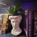 6.5 Planter / Small Tall Classic Man Head Planter Garden Art
