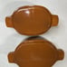 Set of 2 Vintage Bennington Potters David Gill Roaster Dutch Ovens # 1855 #1856
