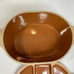 Set of 2 Vintage Bennington Potters David Gill Roaster Dutch Ovens # 1855 #1856
