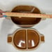 Set of 2 Vintage Bennington Potters David Gill Roaster Dutch Ovens # 1855 #1856