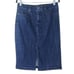 White House Black Market Knee-Length Denim Pencil Skirt NWT Size 10 Jean Skirt