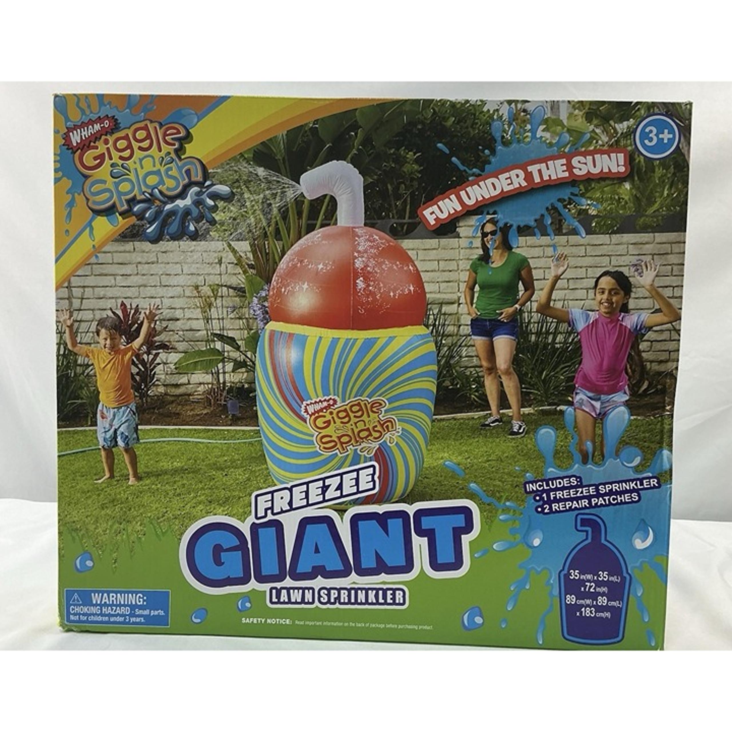 Wham-O Giggle ‘n Splash Freeze Giant Lawn Sprinkler Inflatable Outdoor Fun NIB