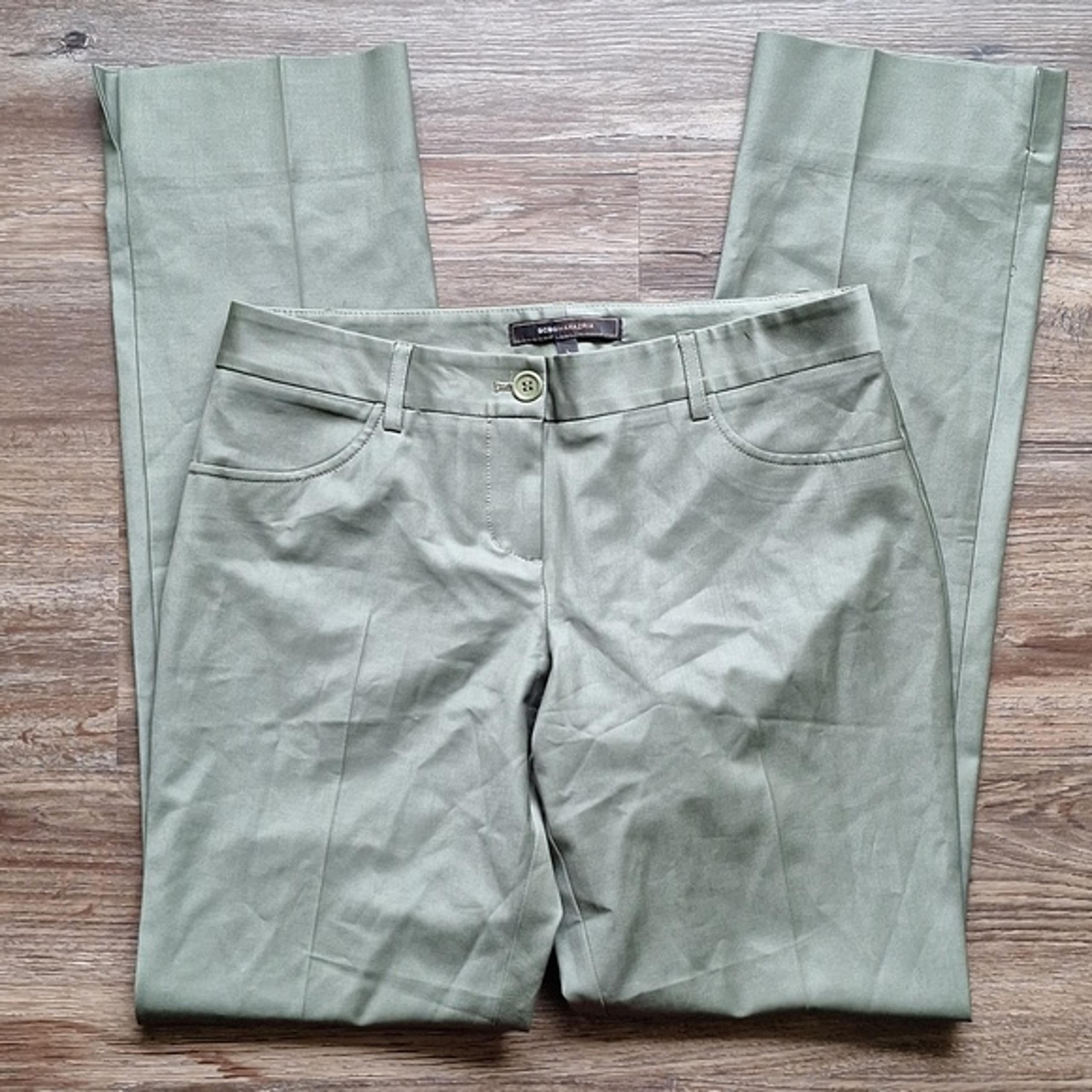Maxazria olive green wool blend pant Size 4
