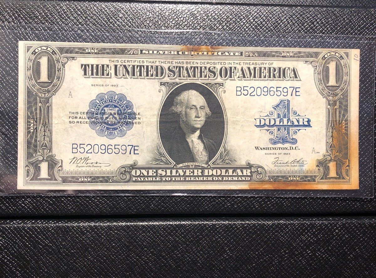 1923 1 Silver Certificate