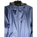 LL Bean Jacket Mens Windbreaker Lined Navy Blue Full Zip Hood Rain Outdoor LT