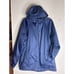 LL Bean Jacket Mens Windbreaker Lined Navy Blue Full Zip Hood Rain Outdoor LT