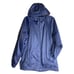 LL Bean Jacket Mens Windbreaker Lined Navy Blue Full Zip Hood Rain Outdoor LT