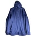 LL Bean Jacket Mens Windbreaker Lined Navy Blue Full Zip Hood Rain Outdoor LT