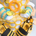 Honey Teddy Bear Diaper Cake