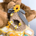 Honey Teddy Bear Diaper Cake