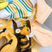 Honey Teddy Bear Diaper Cake