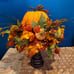 Autumn Bounty Fall Candlestick Thanksgiving Centerpiece