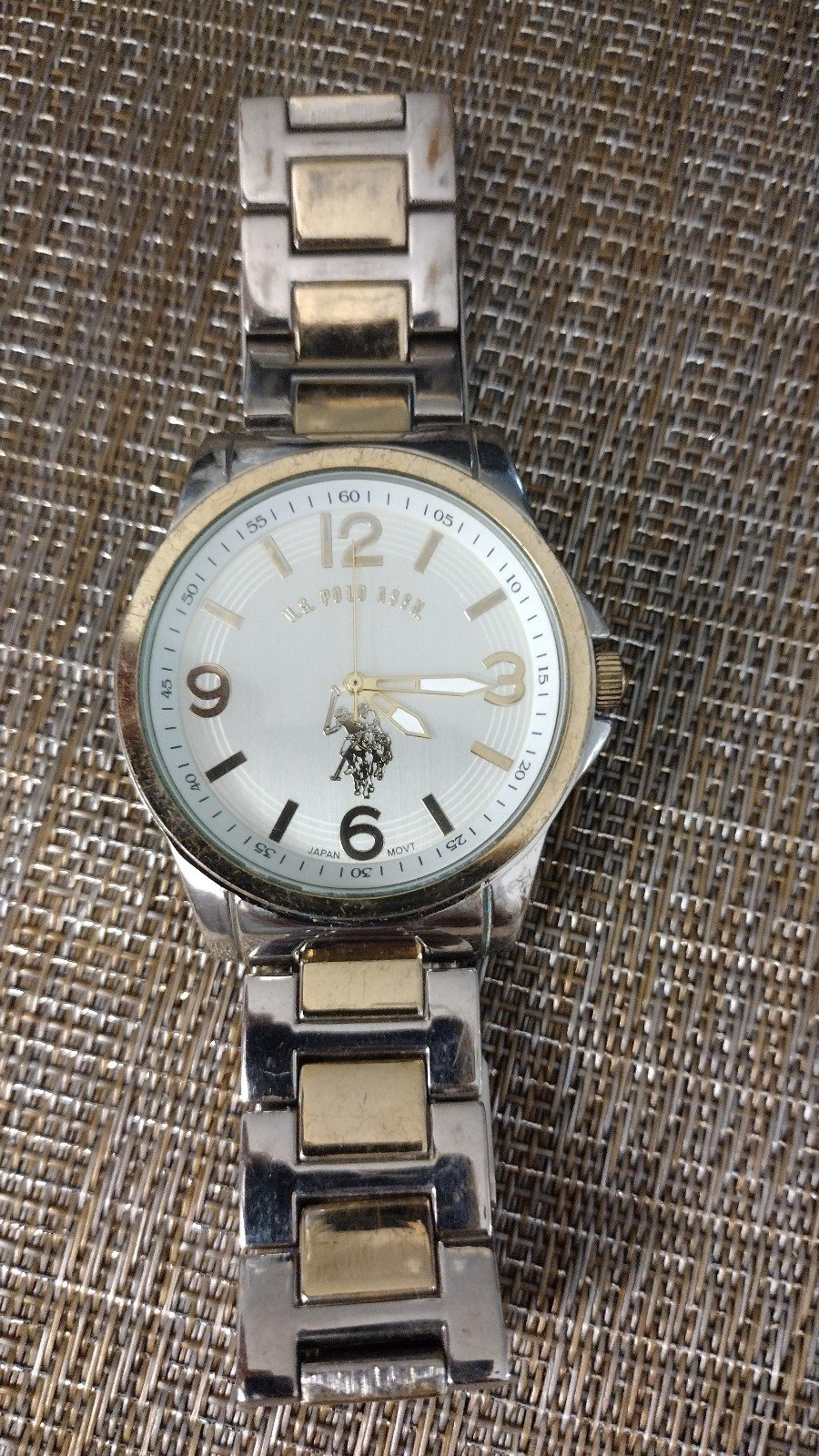 Beverly Hills Polo Club (Accutime) Men's Watch (two-tone, 7.5" band)