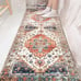 Turkish Rug Runner for Bedroom 2x6ft Non Slip Distressed Hallway Runner