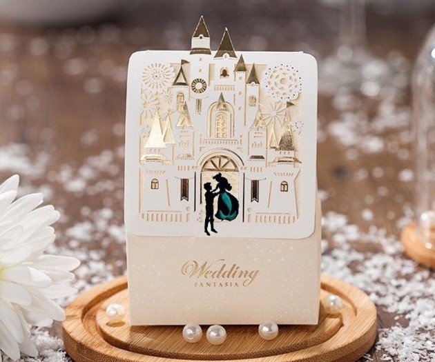 Disney Little Mermaid wedding candy gift favor boxes 50ct