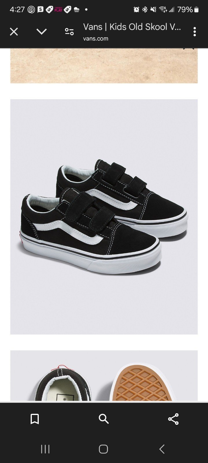 Kids Old Skool V Shoe NEW