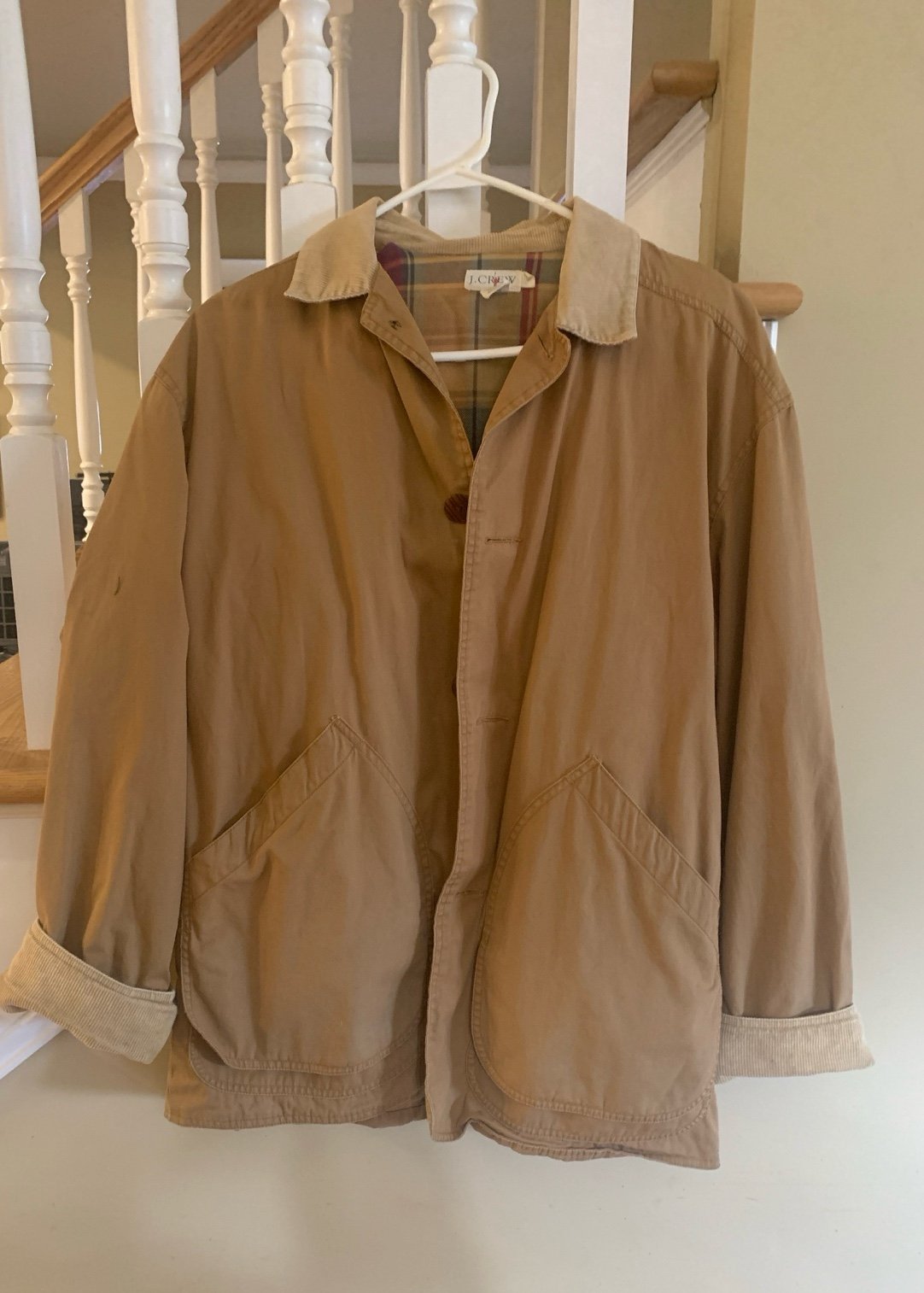 Vintage JCrew Barn Jacket Women’s Size Small- Camel in color