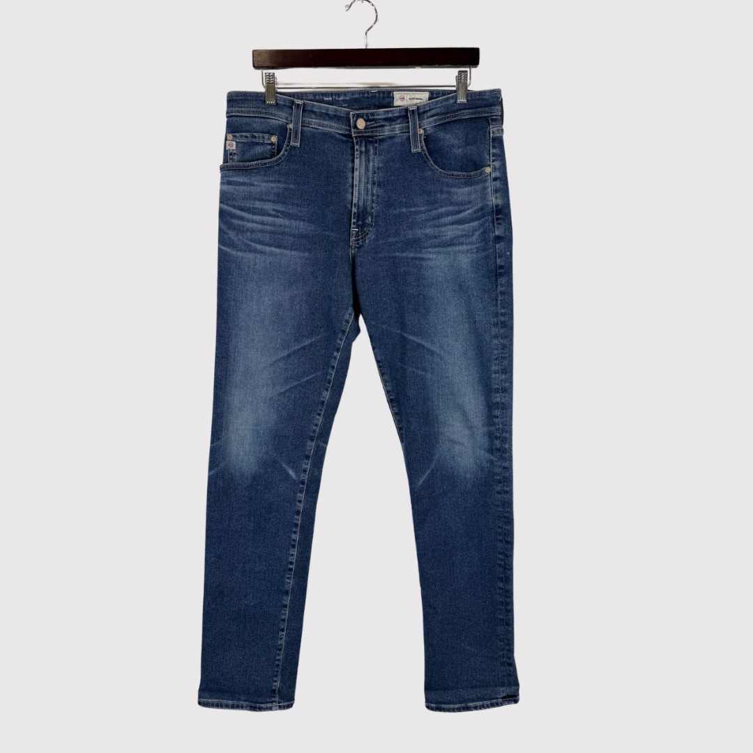 AG Adriano Goldschmied Mens Jeans Blue Tellis Modern Slim Denim Stretch 34x33