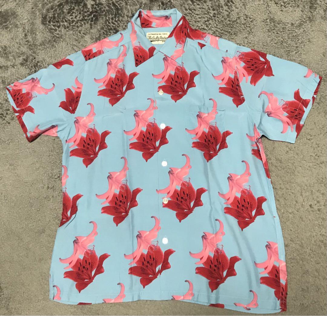 Wacko Maria Lily Print Open Shirt