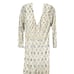 Mac Duggal Embellished V neck long sleeve Evening dress size 2.