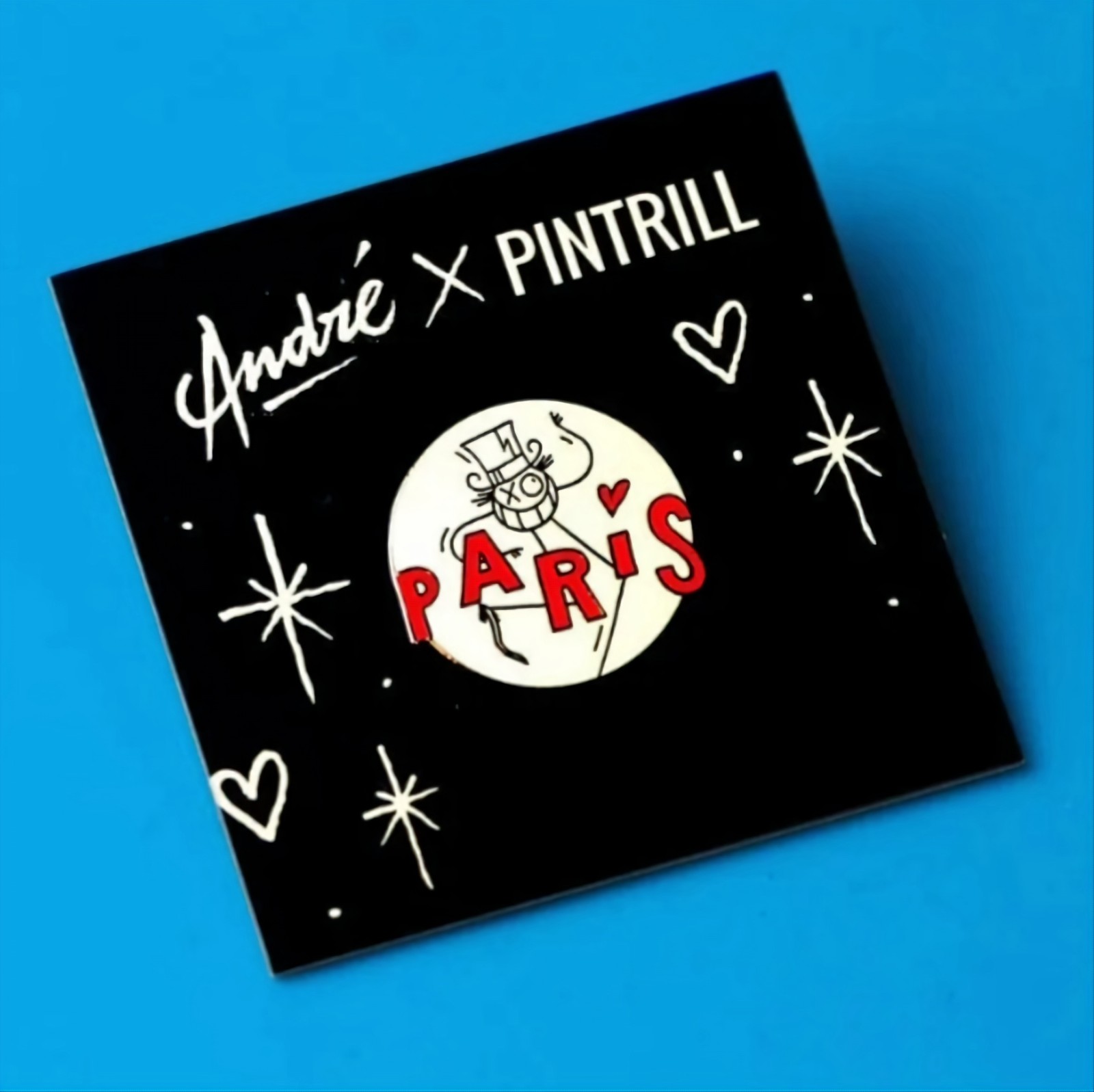 ⚡RARE⚡ PINTRILL x ANDRE SARAIVA MR. A IN PARIS SARAIVA PIN *NEW*