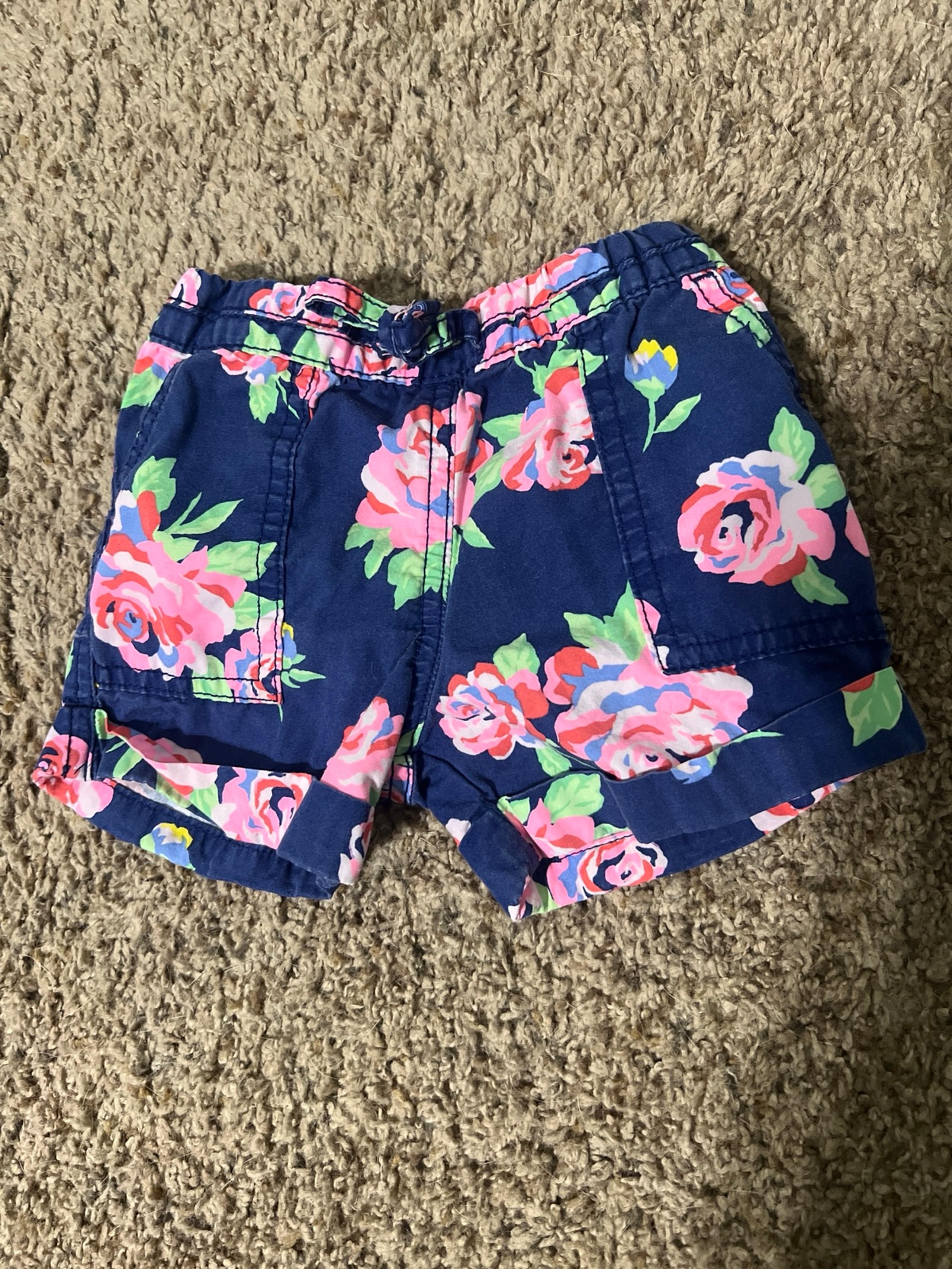 Carters toddler floral shorts
