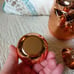 Copper Plated Stainless Steel Pineapple Cocktail Shaker & Matching Shot Glasses