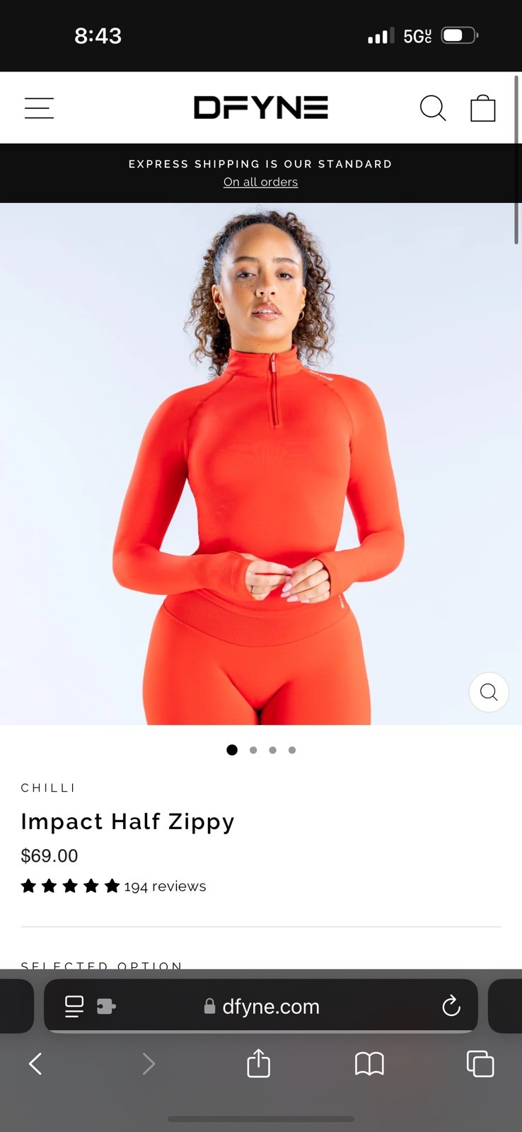 DFYNE Impact Zippy top