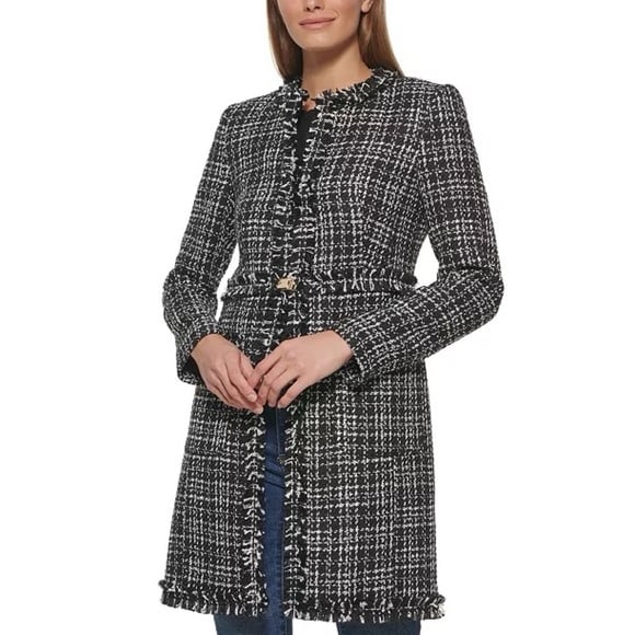 DKNY Tweed Coats Jackets Mercari