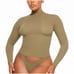 SKIMS Fits Everybody FunnelNeck Top | Khaki | Size XXS