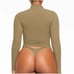 SKIMS Fits Everybody FunnelNeck Top | Khaki | Size XXS