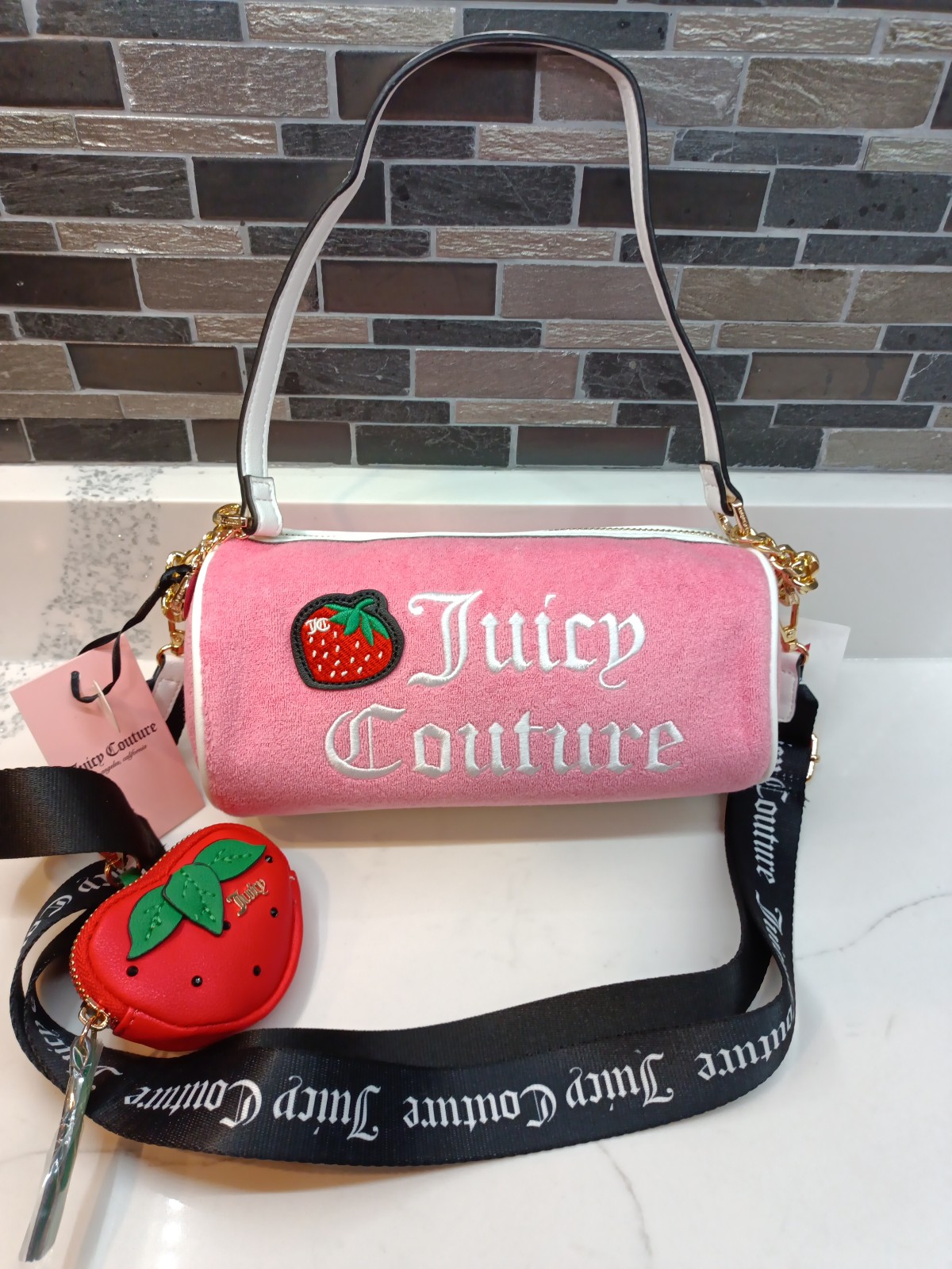 Juicy Couture sweet n juicy Apple mini barrel in pink lemonade
