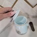 NWT coffee tea Tumbling Waves Tea Mug with Infuser and Lid 15 OZ