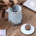 NWT coffee tea Tumbling Waves Tea Mug with Infuser and Lid 15 OZ