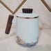 NWT coffee tea Tumbling Waves Tea Mug with Infuser and Lid 15 OZ
