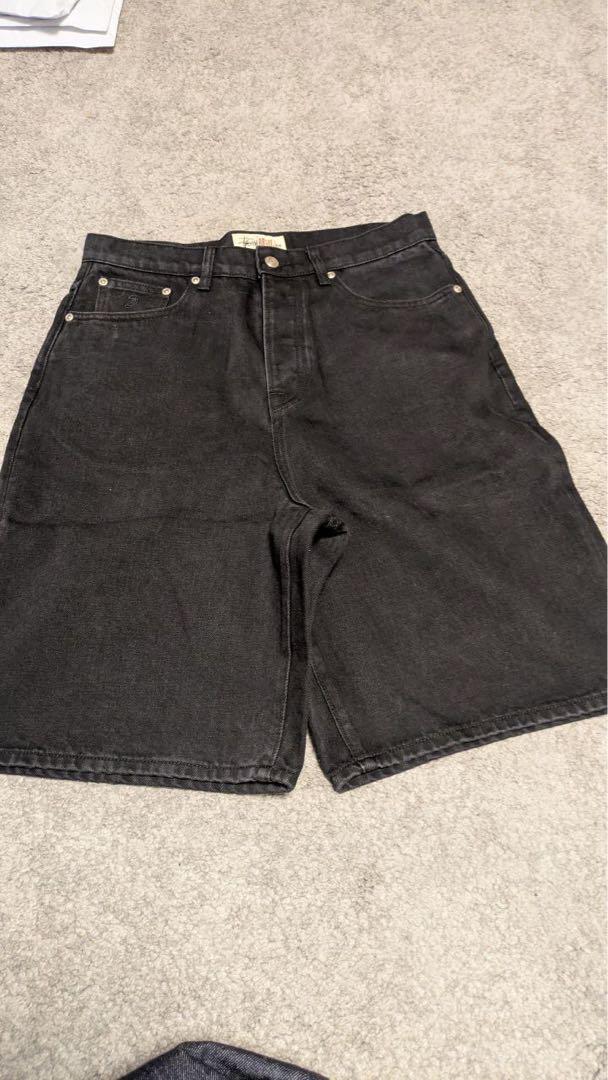 Stüssy Big Ol' Black Denim Shorts