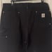 Carhartt canvas double knee actual size 42x31