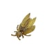 Vntg 50s Hattie Carnegie Signed Flying Bee Brooch Wings Bounce Missing Stone 2in