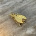 Vntg 50s Hattie Carnegie Signed Flying Bee Brooch Wings Bounce Missing Stone 2in