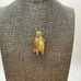 Vntg 50s Hattie Carnegie Signed Flying Bee Brooch Wings Bounce Missing Stone 2in