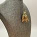 Vntg 50s Hattie Carnegie Signed Flying Bee Brooch Wings Bounce Missing Stone 2in